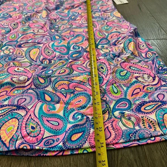 Lulu B Paisley Sleeveless Zip Dress UPF 50+ Cooling Fabric Size Large NWT New​ - Picture 6 of 12